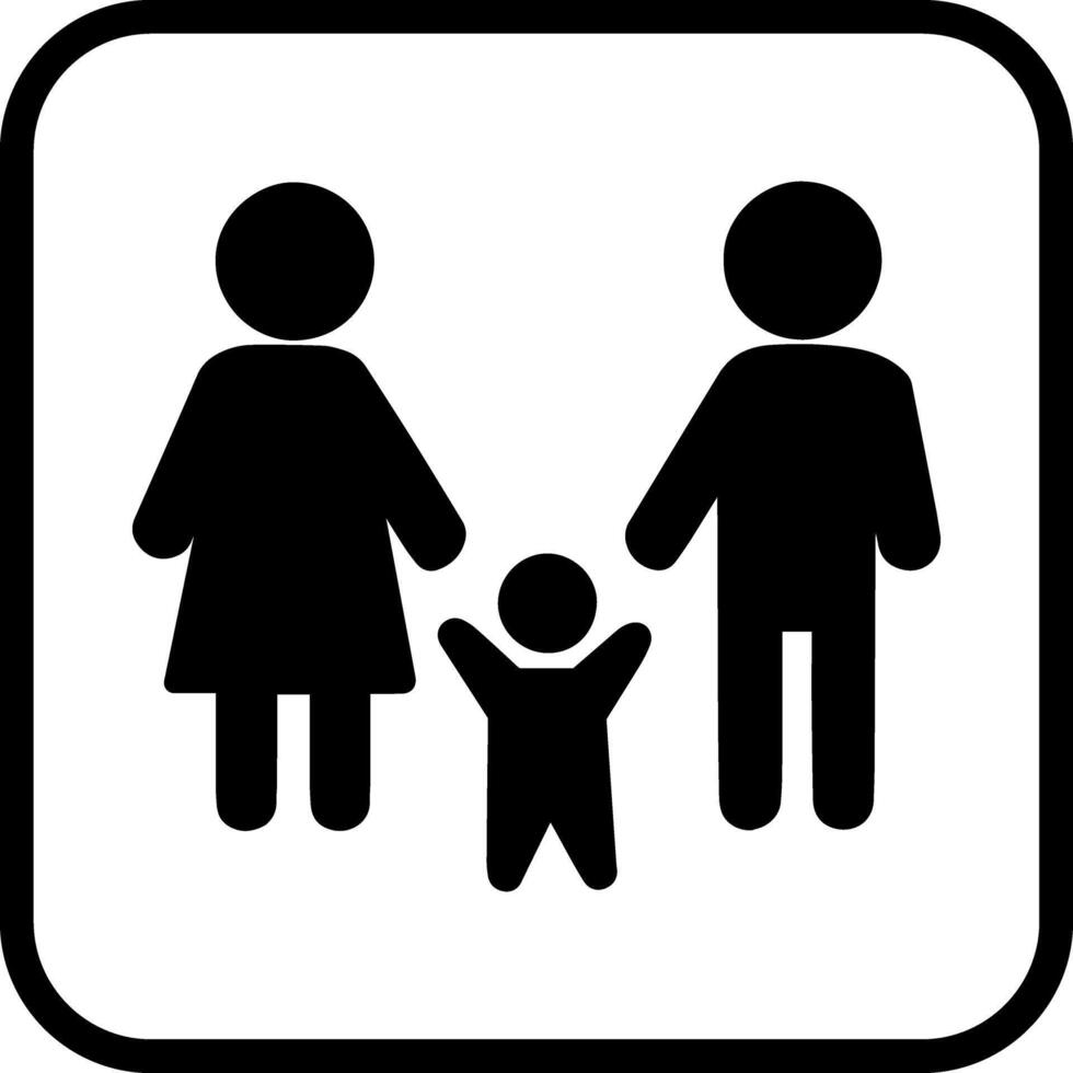 Family Photo Icon Design vector