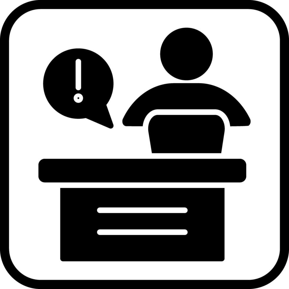 Service Desk Icon Design vector
