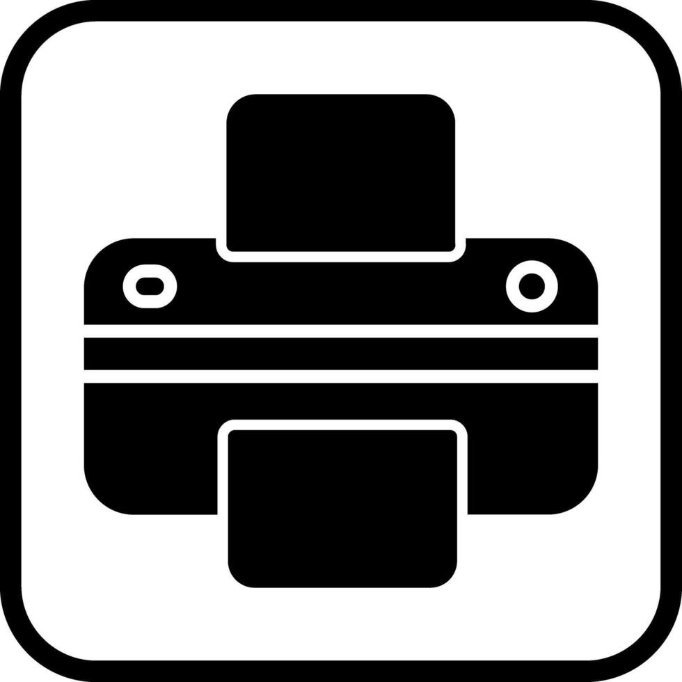 Printer Icon Design vector