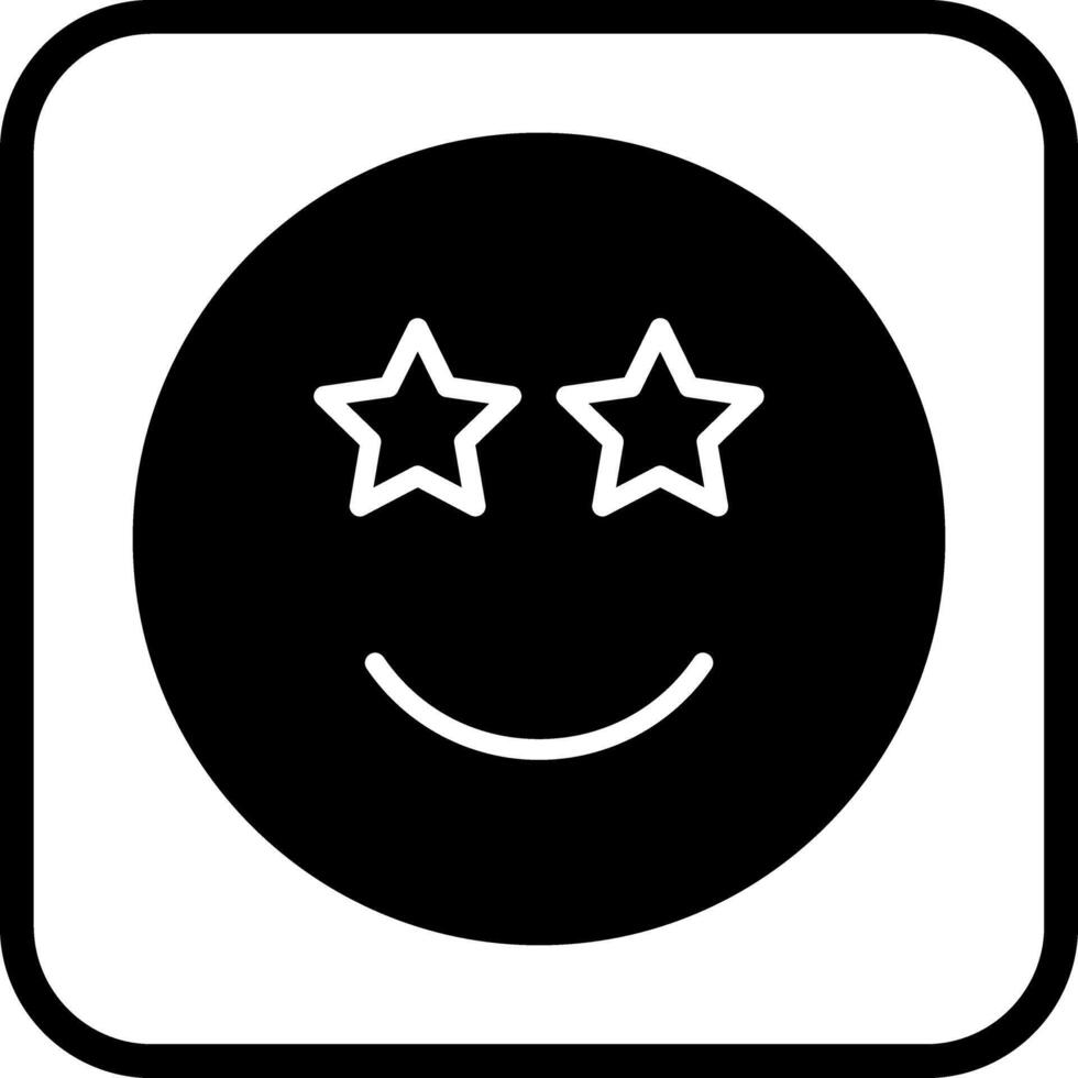 Star-Struck Icon Design vector