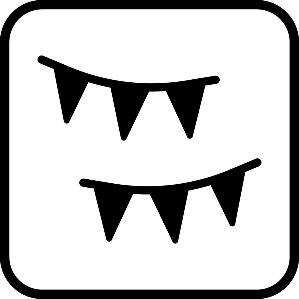 Streamers Icon Design vector