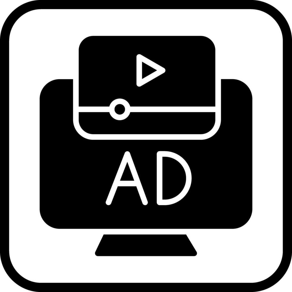 Ad Icon Design vector