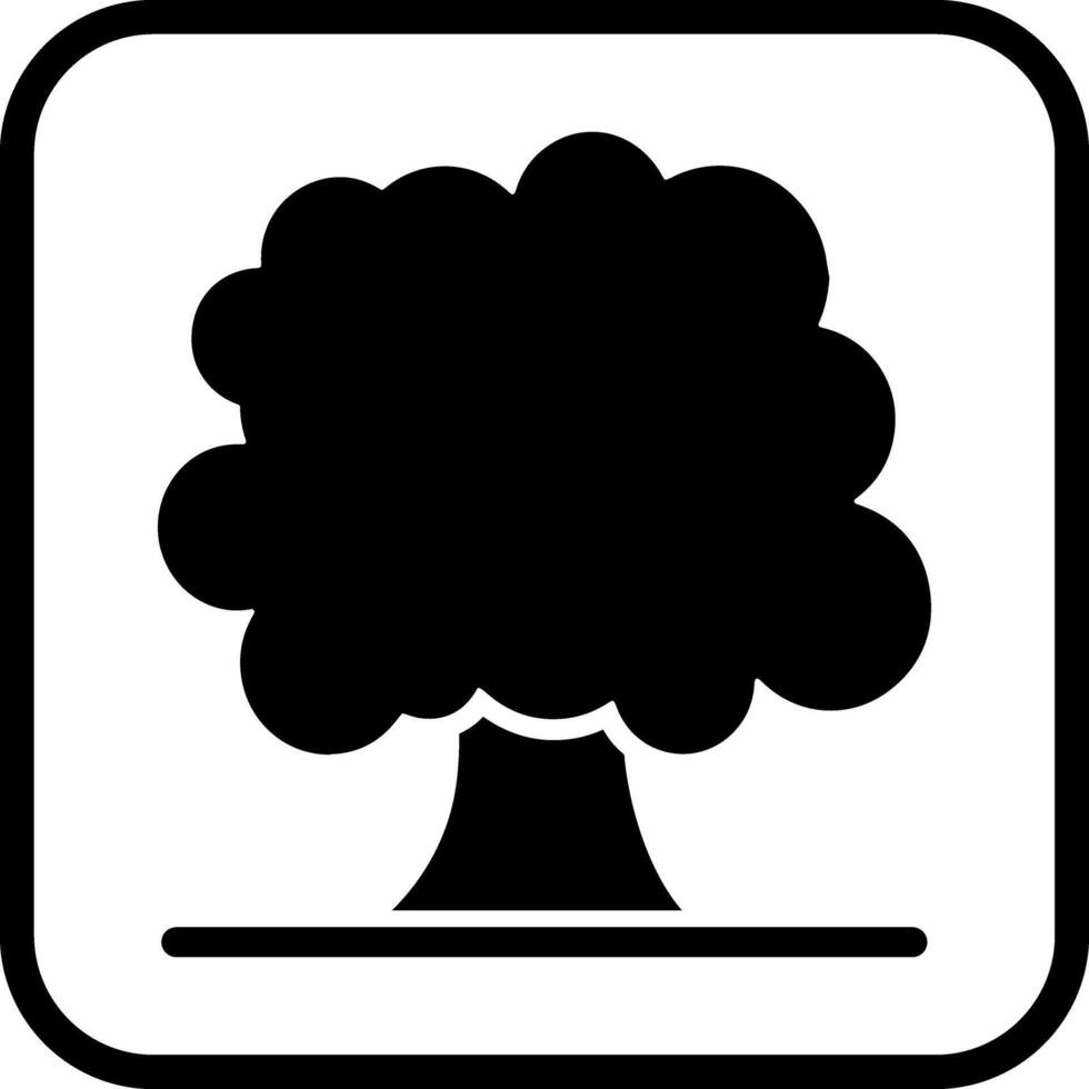 Deciduous Tree Icon Design vector