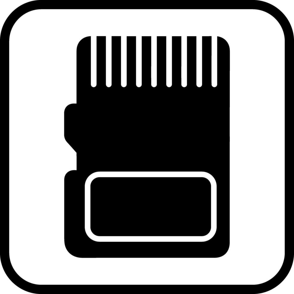 Memory Cards Icon Design vector