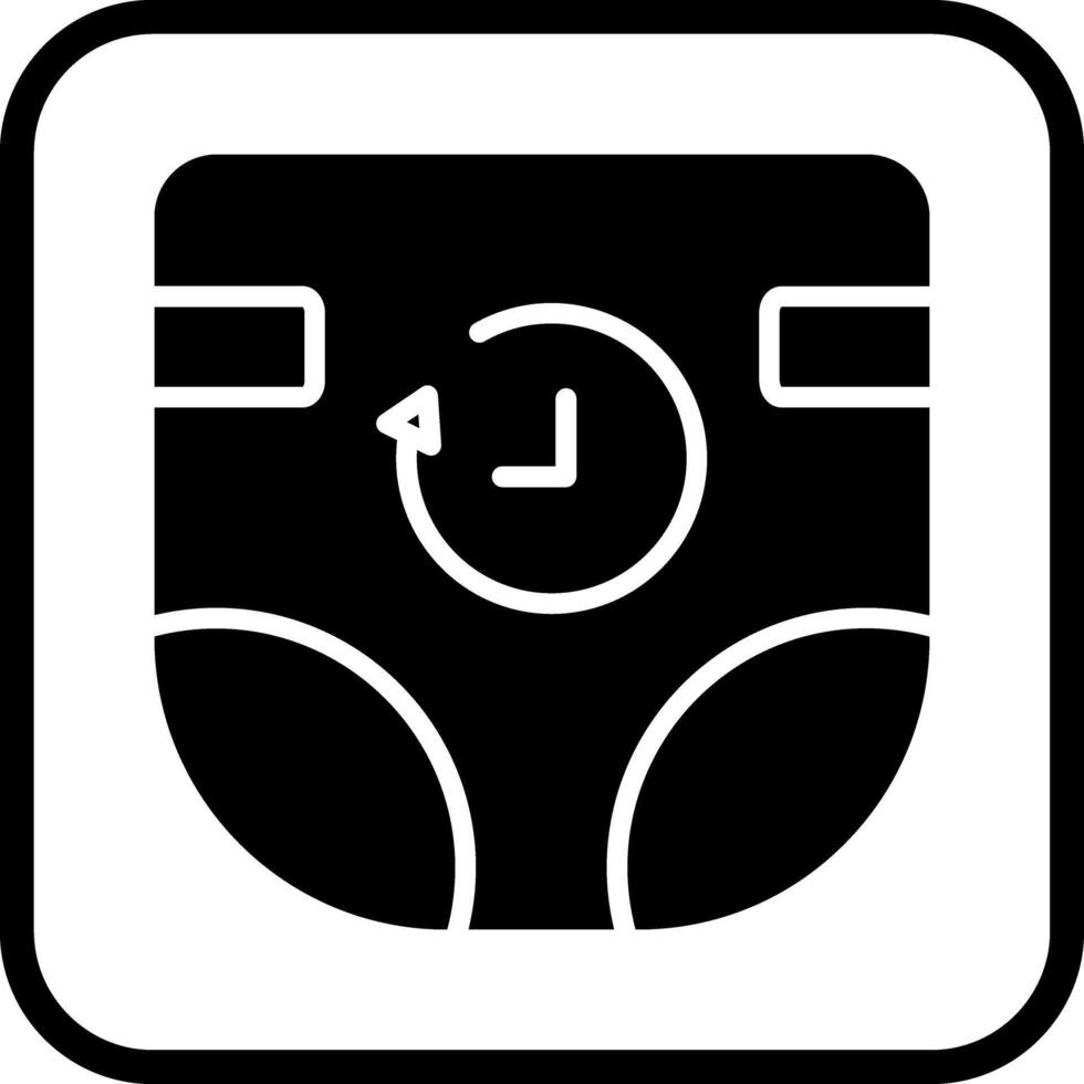 Diaper Duty Icon Design vector