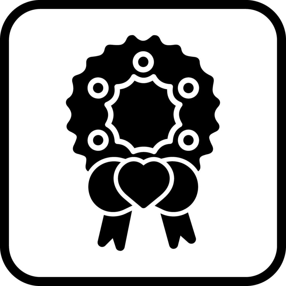 Wreath Icon Design vector