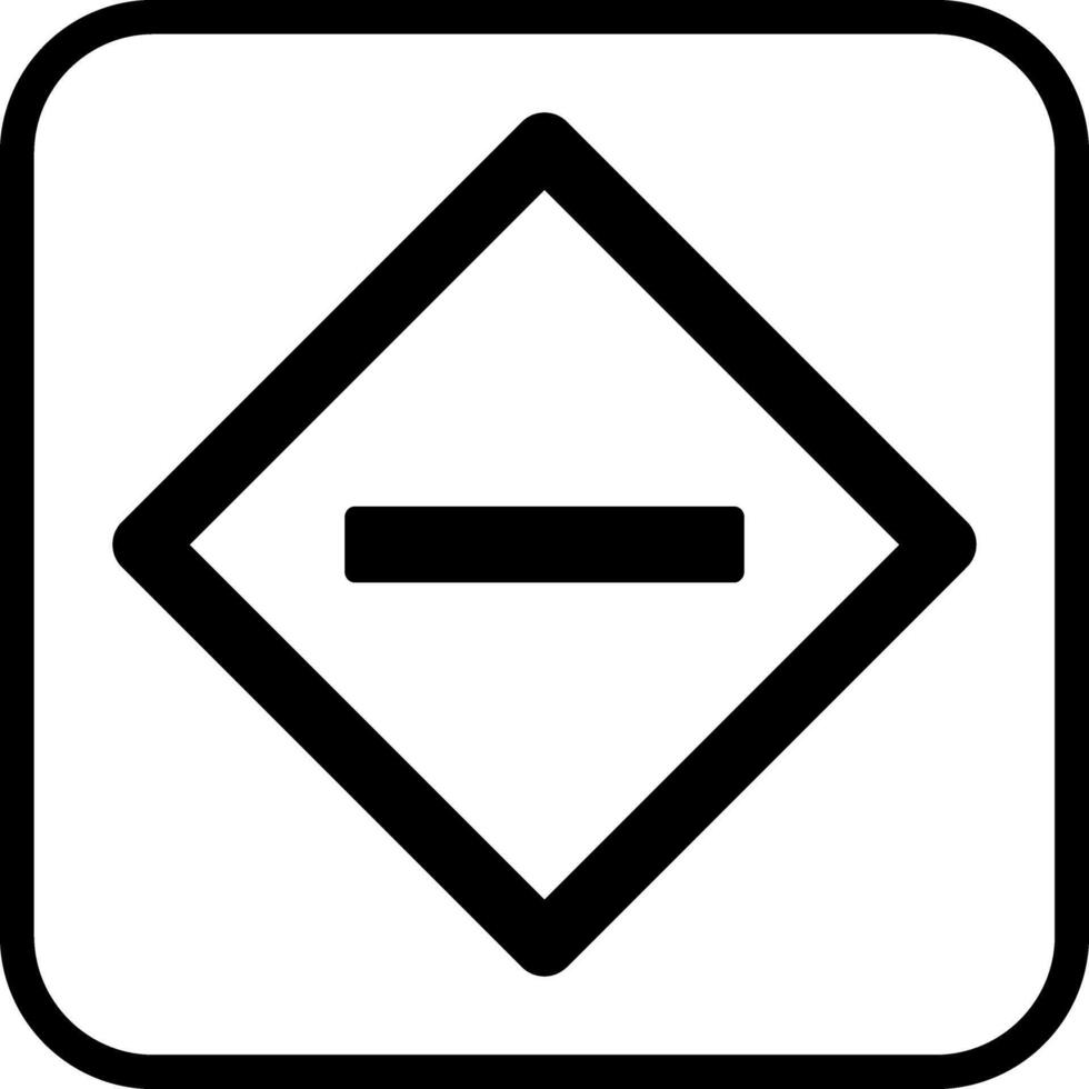Minus Sign Icon Design vector