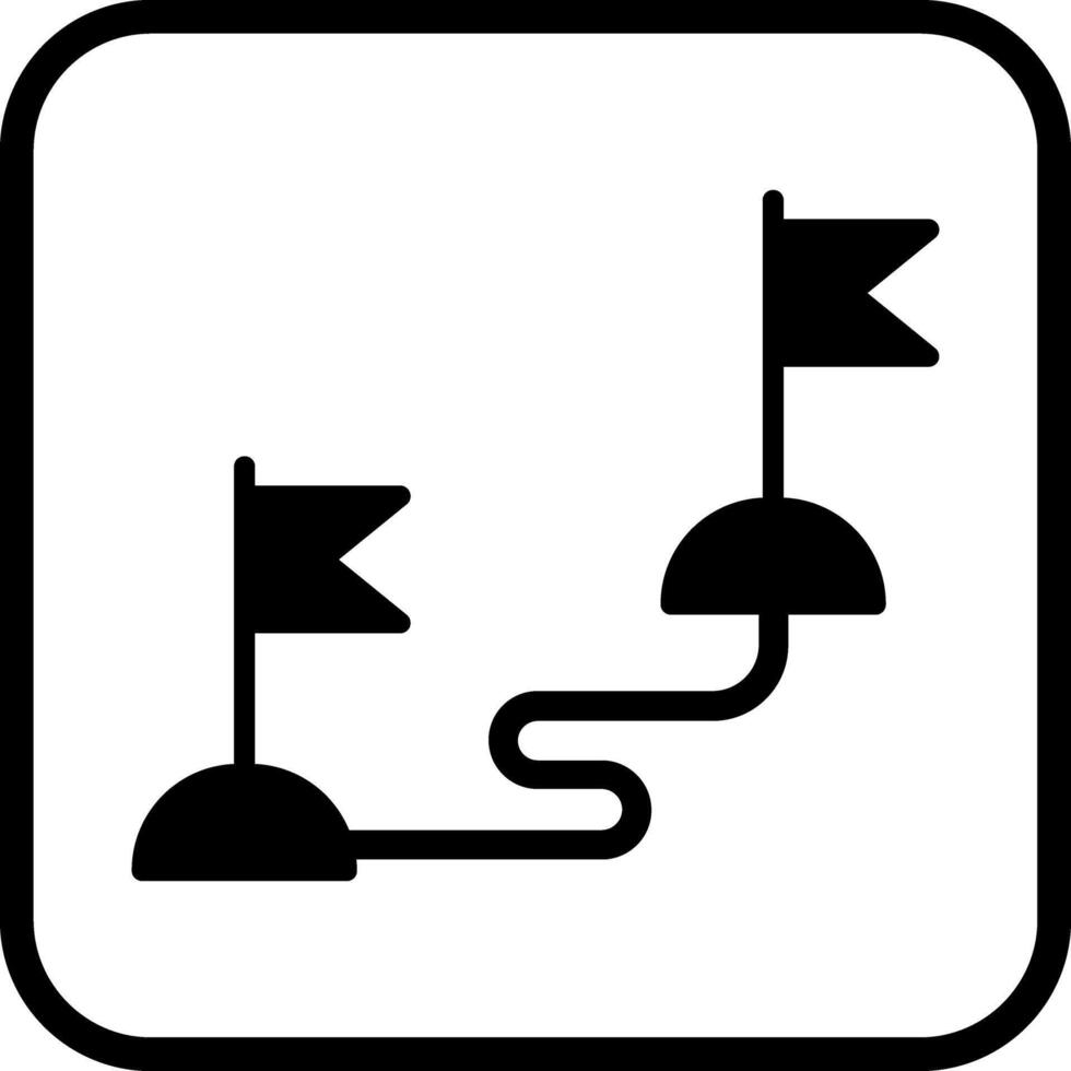 Milestones Icon Design vector