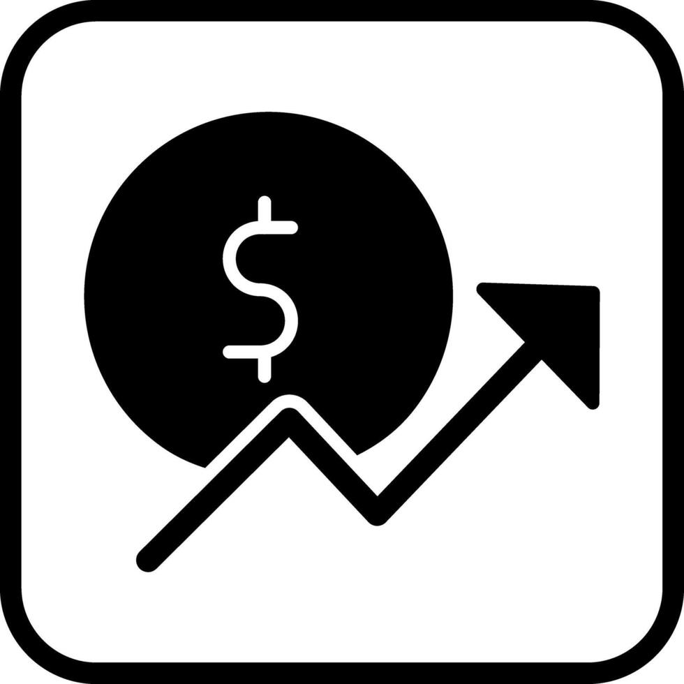 Money Growth Icon Design vector