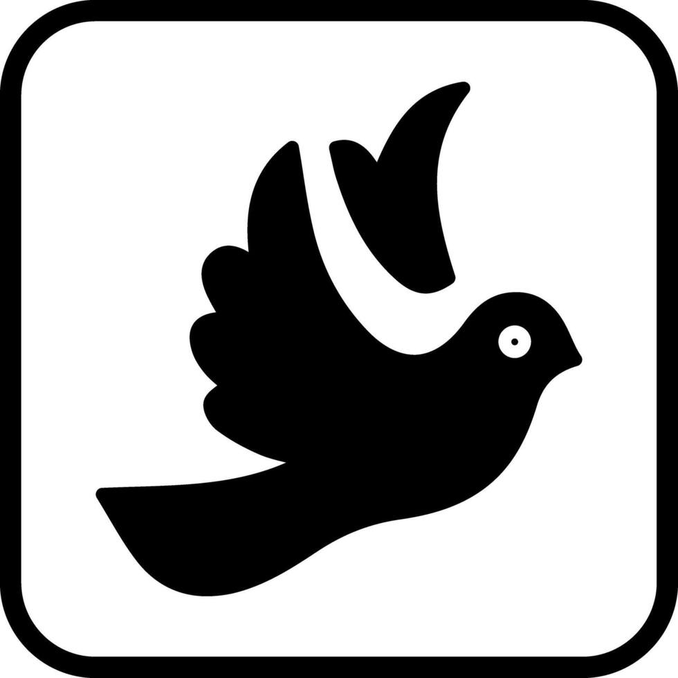 Dove of Peace Icon Design vector