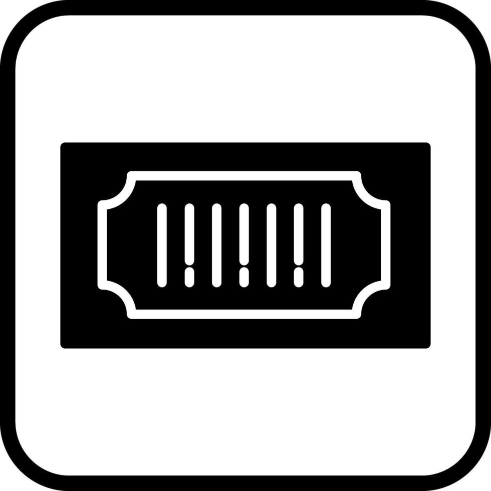 Barcode Price Icon Design vector