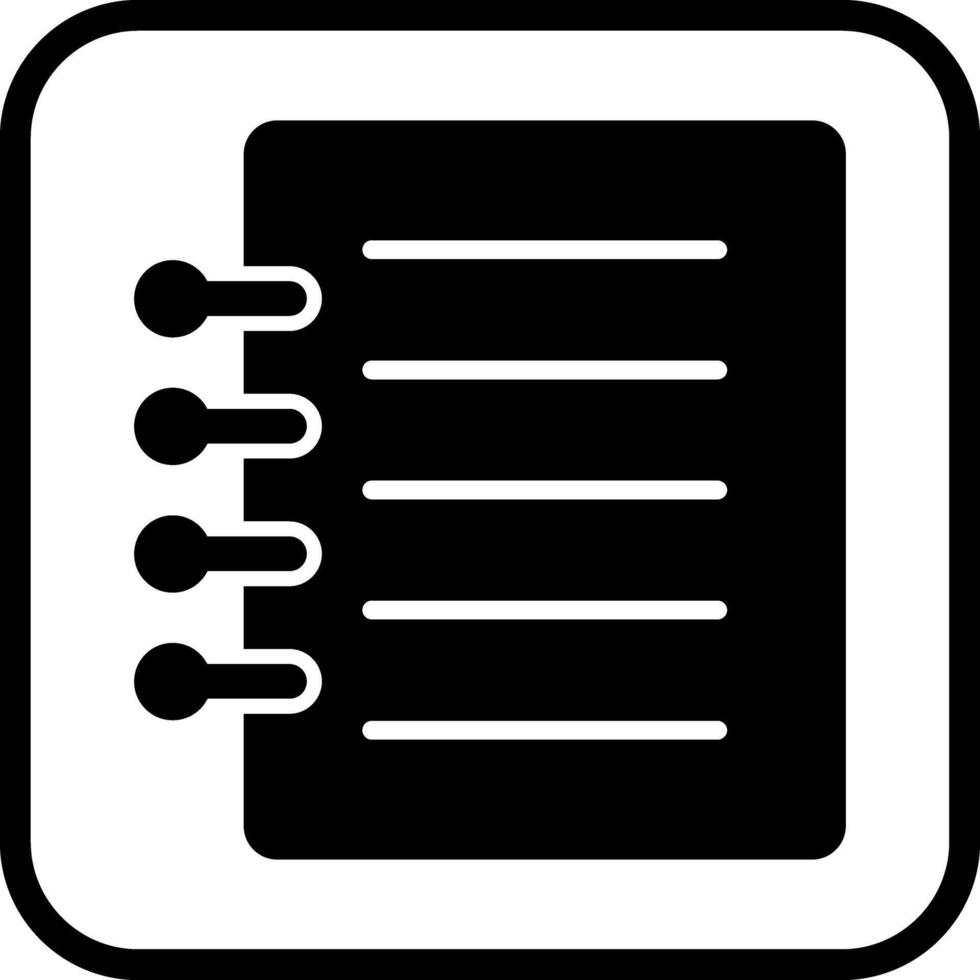 Notepad Icon Design vector