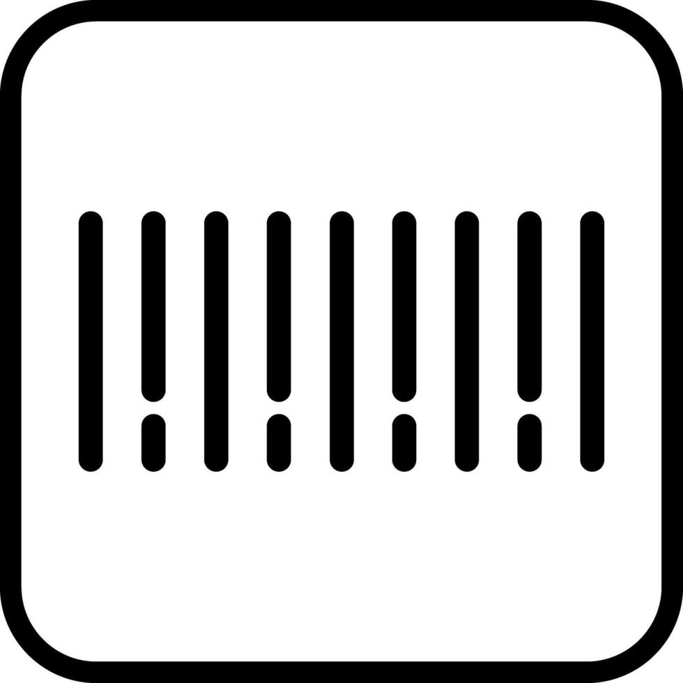 Barcode Icon Design vector