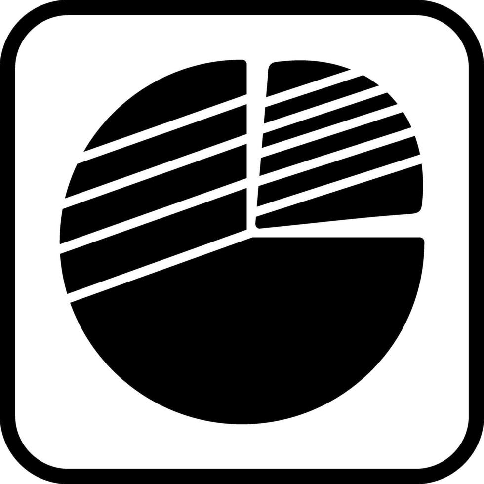 Pie Chart Icon Design vector