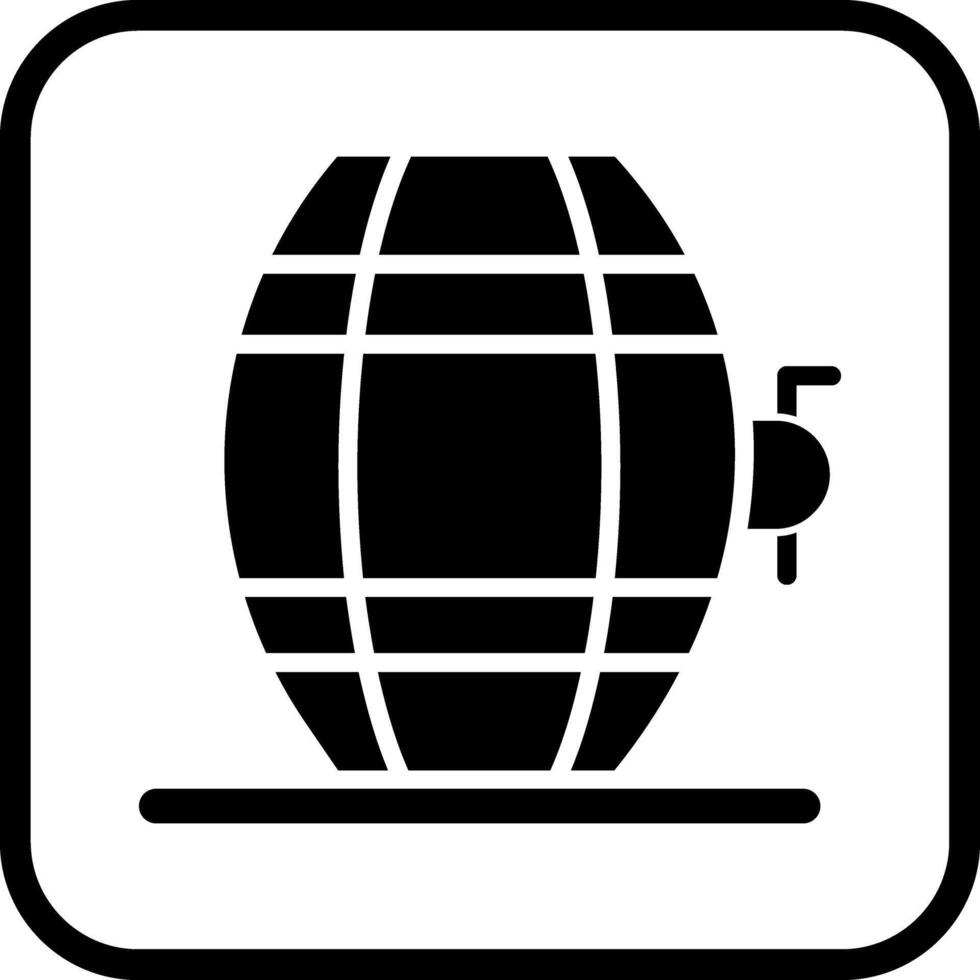 Wine Barrel Rack Icon Design vector