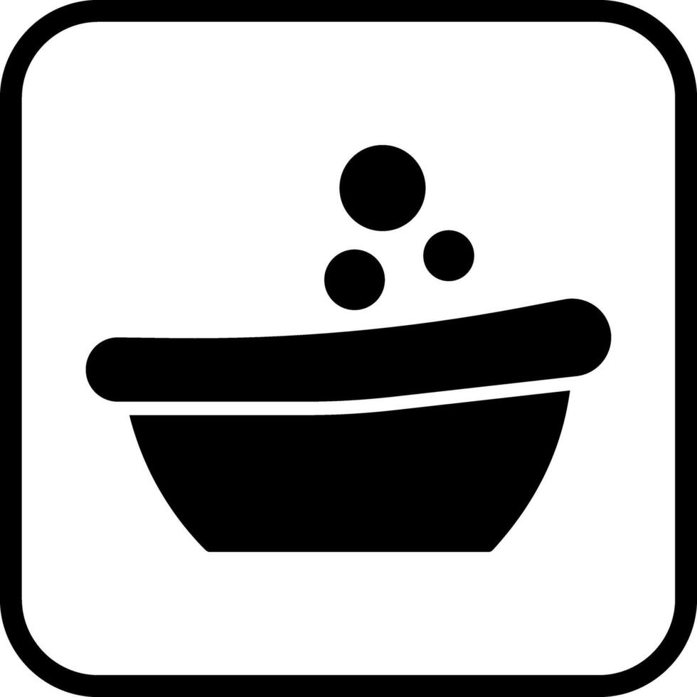 Bubble Bath Icon Design vector