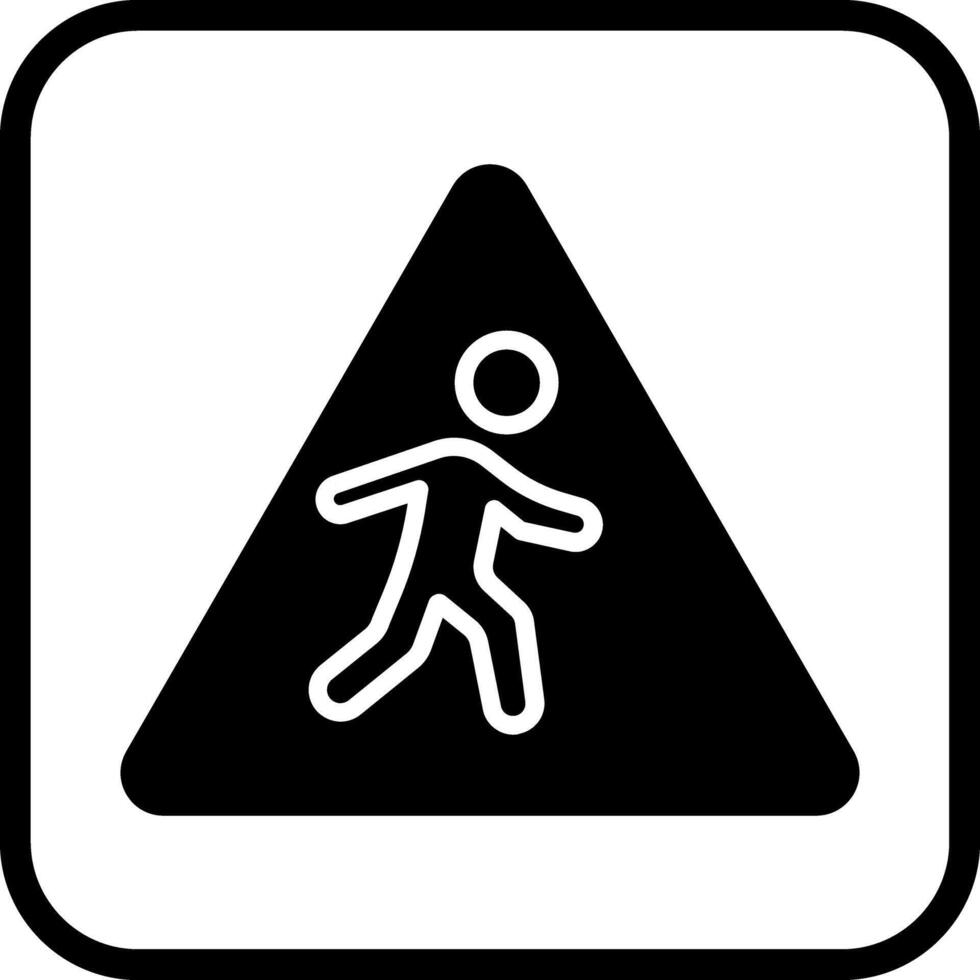 Children Crossing Icon Design vector