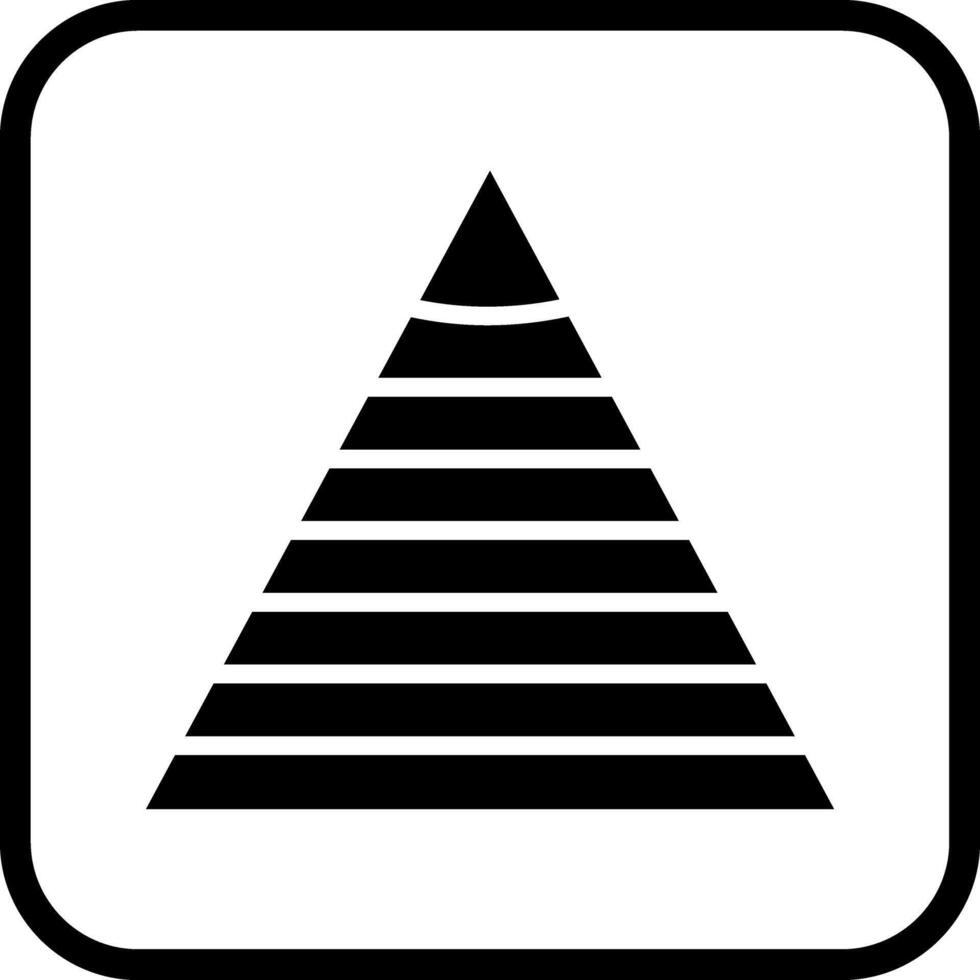 Pyramid Graph Icon Design vector