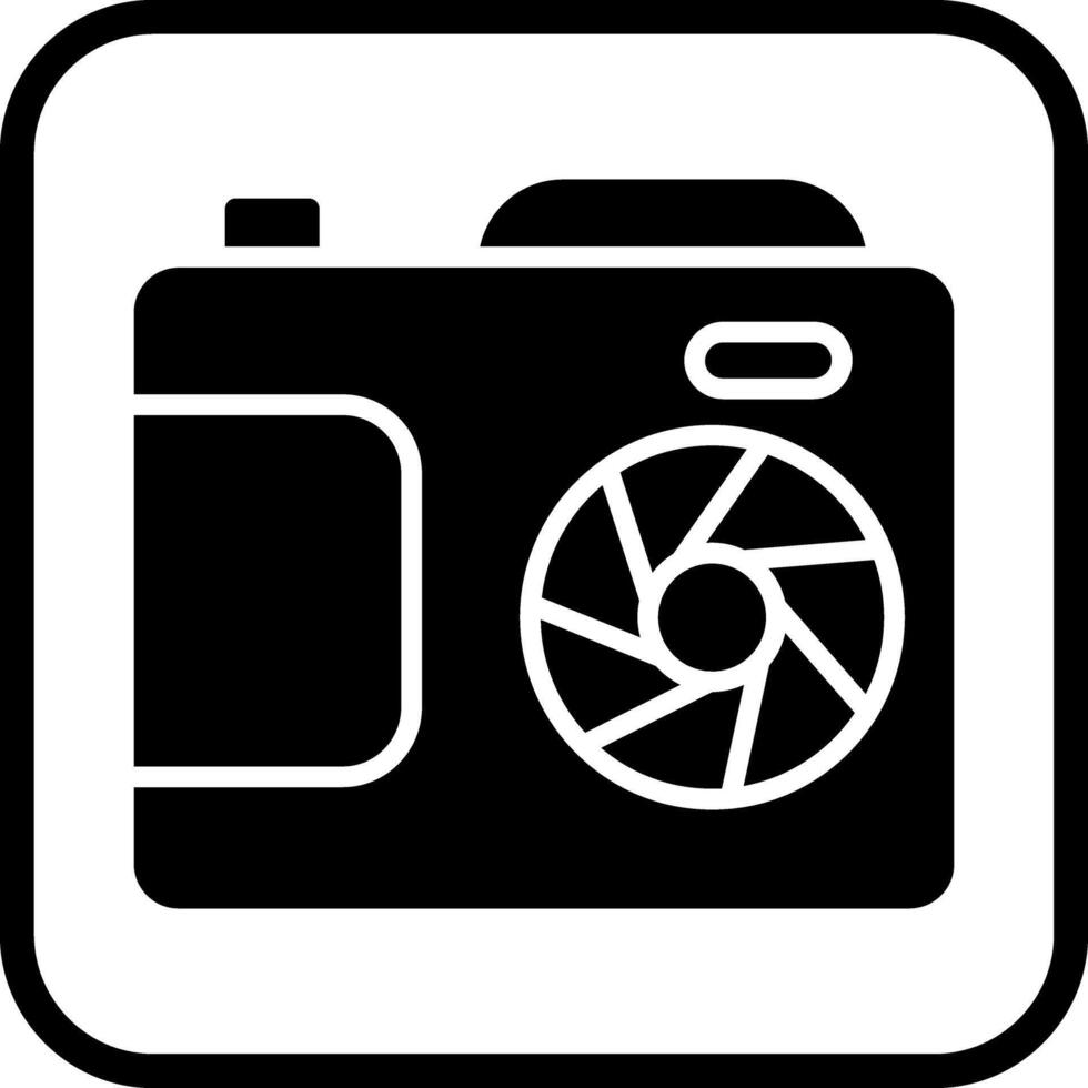 Camera Lenses Icon Design vector