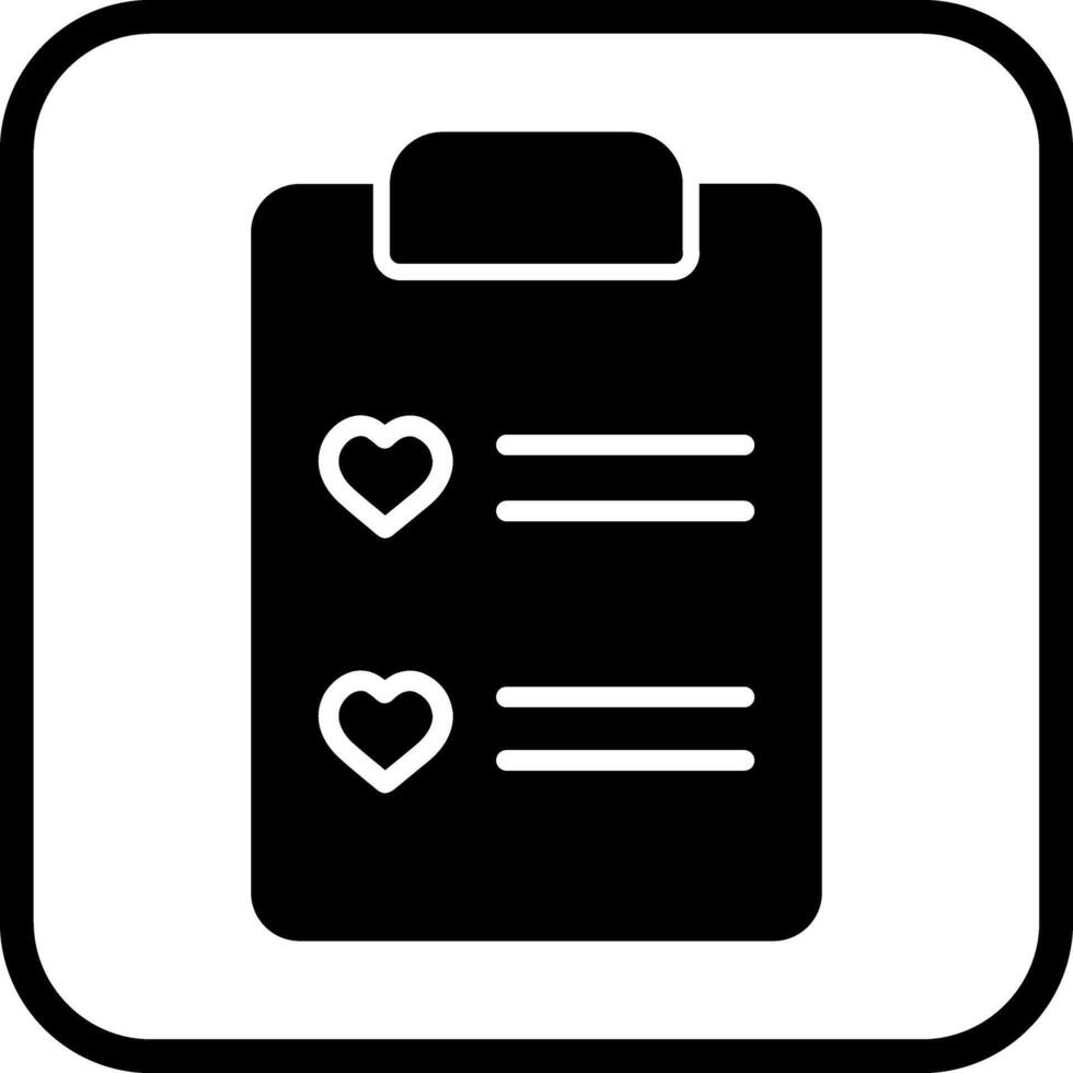 Wishlist Icon Design vector