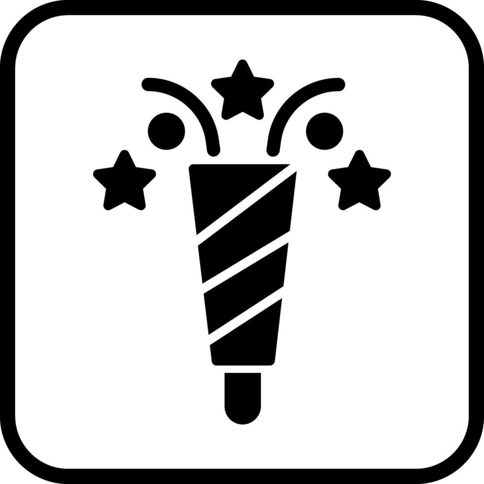 Popper Icon Design vector