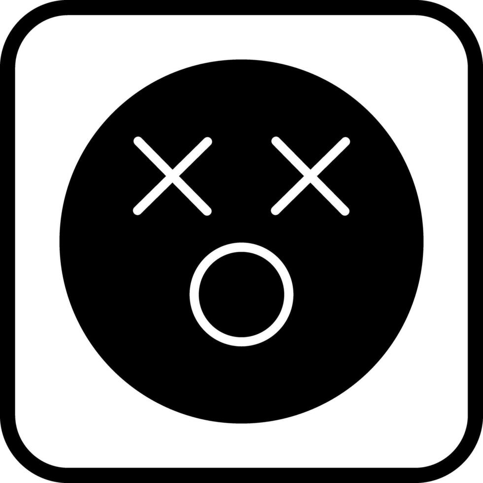 Dizzy Face Icon Design vector