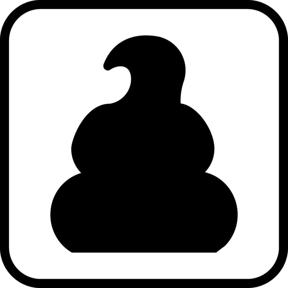 Pile of Poo Icon Design vector
