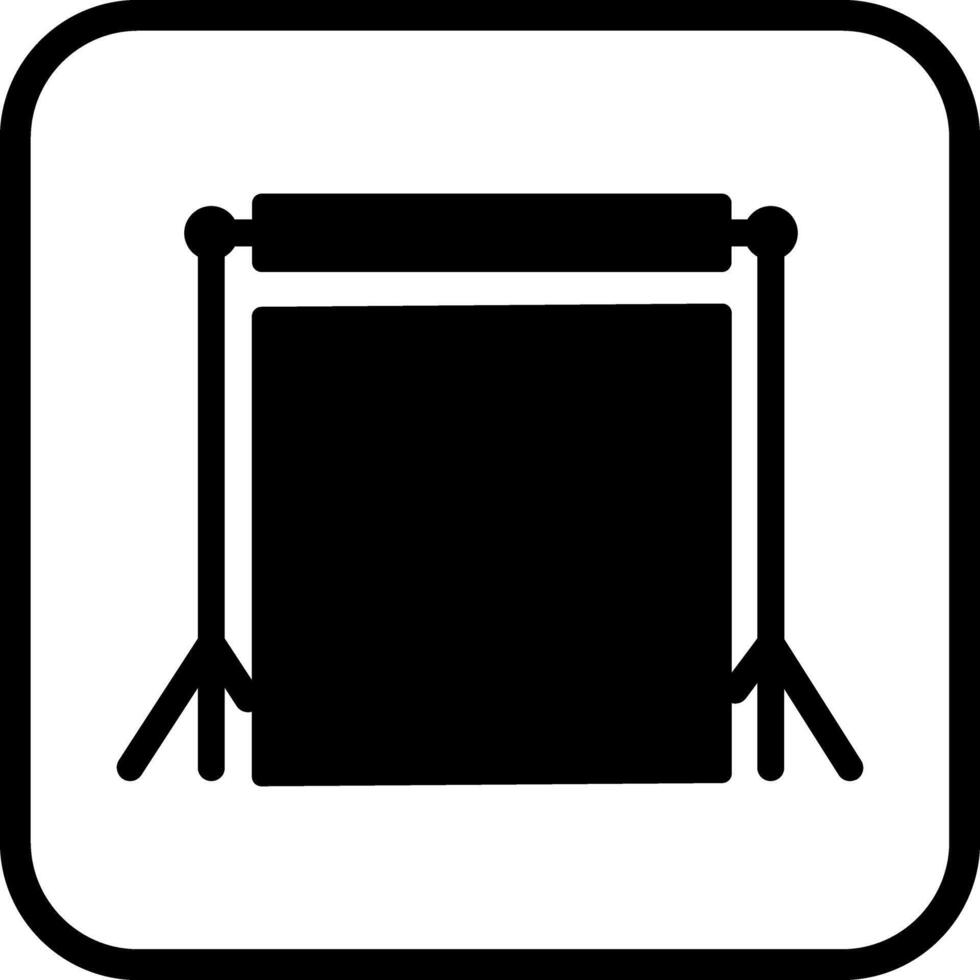 Photography Backdrops Icon Design vector
