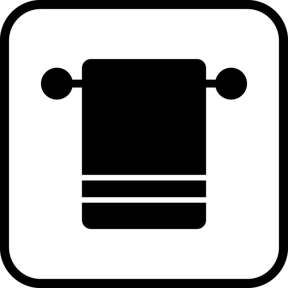 Bath Towels Icon Design vector