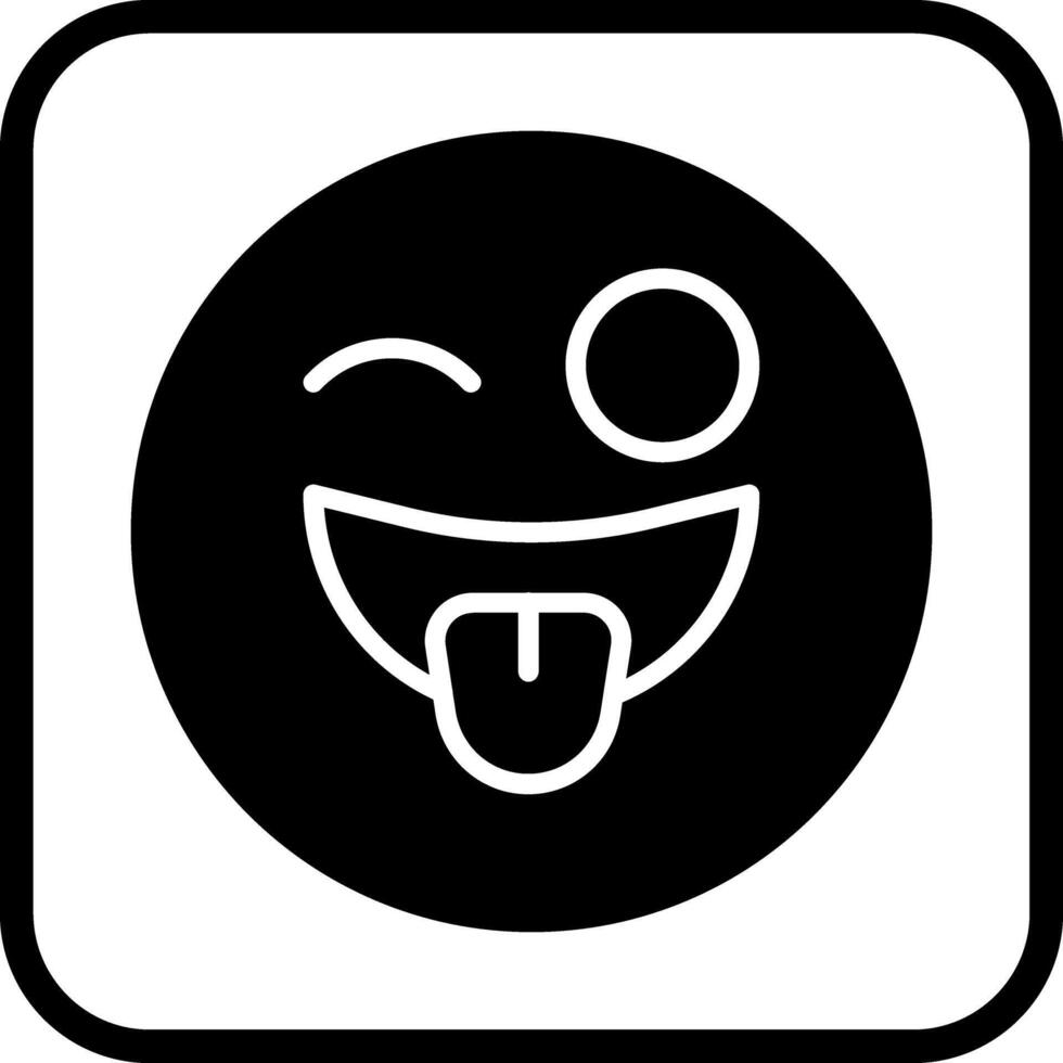 Zany Face Icon Design vector