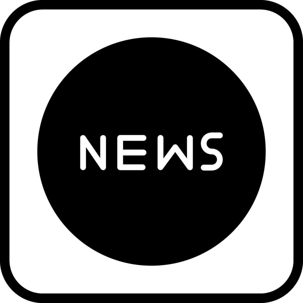 News Icon Icon Design vector