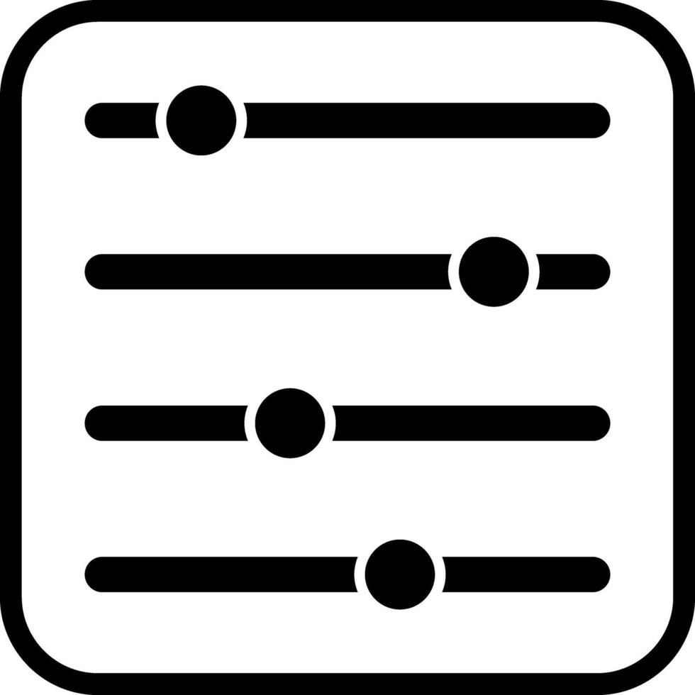 Filtering Icon Design vector