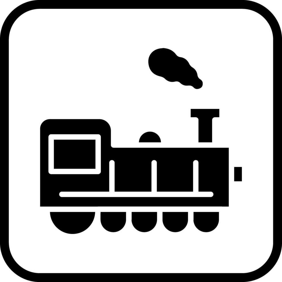 Locomotive Icon Design vector