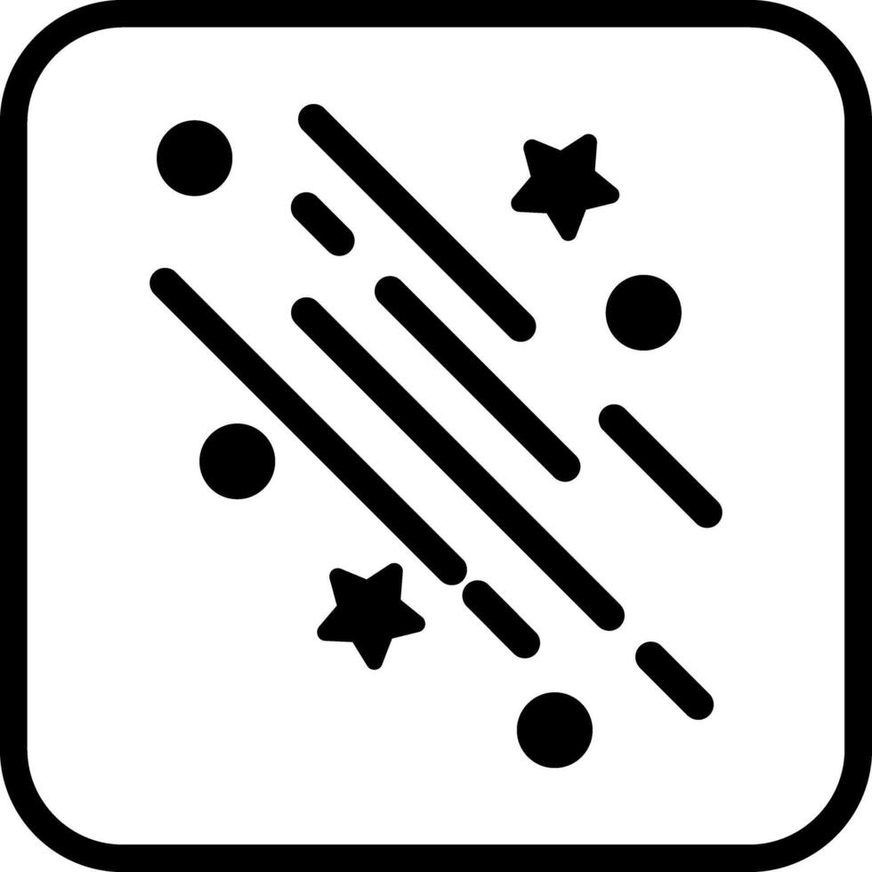 Party Streamers Icon Design vector