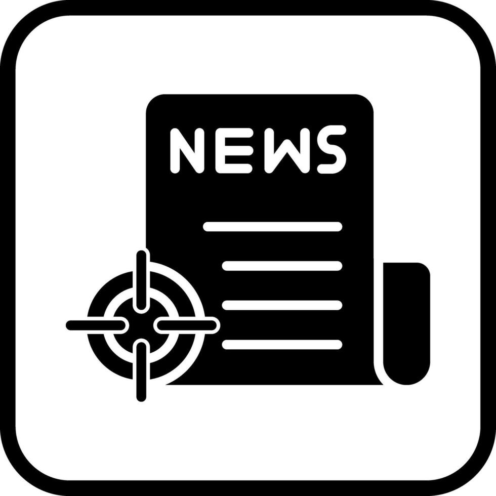 News Scoop Icon Design vector