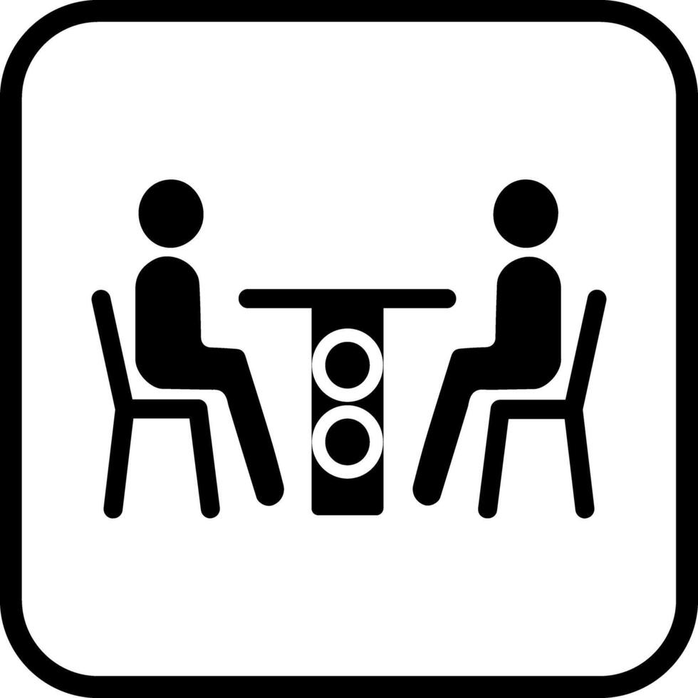 Family Dinner Icon Design vector