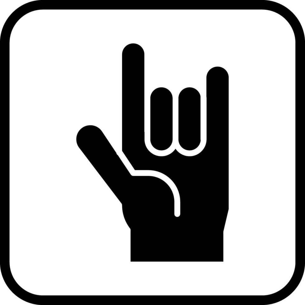 Love You Gesture Icon Design vector