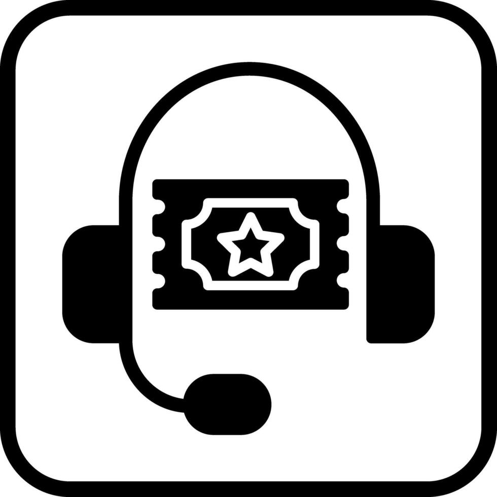 Support Ticket Icon Design vector