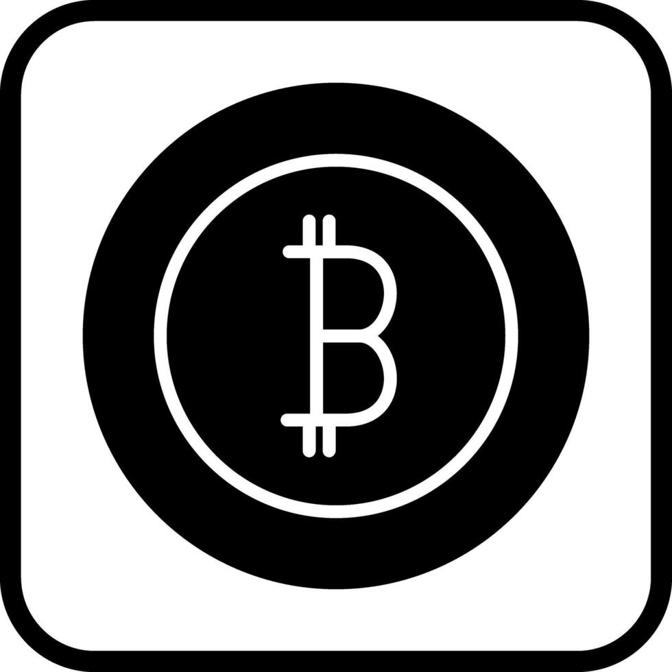 Bitcoin Icon Design vector