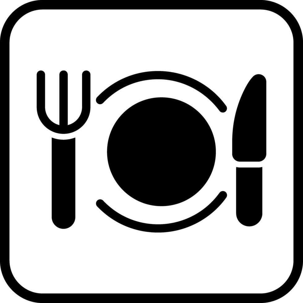 Special Meal Icon Design vector