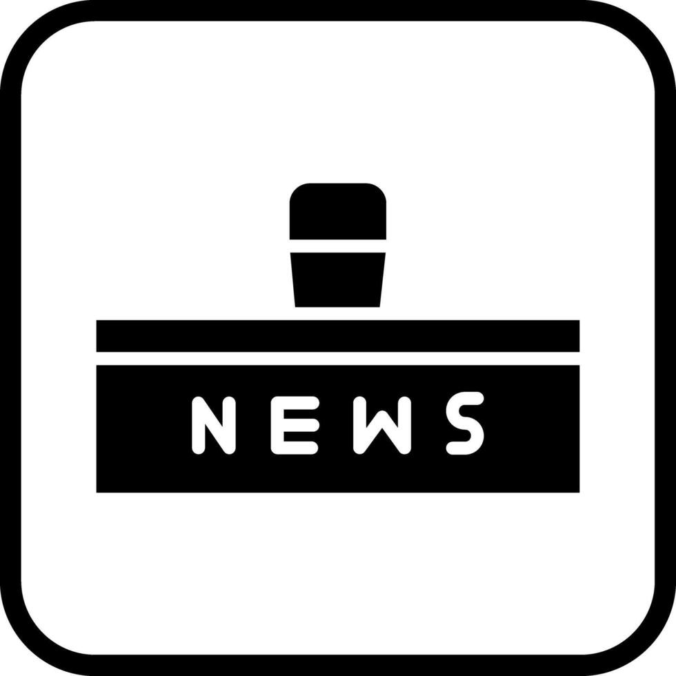 News Studio Icon Design vector