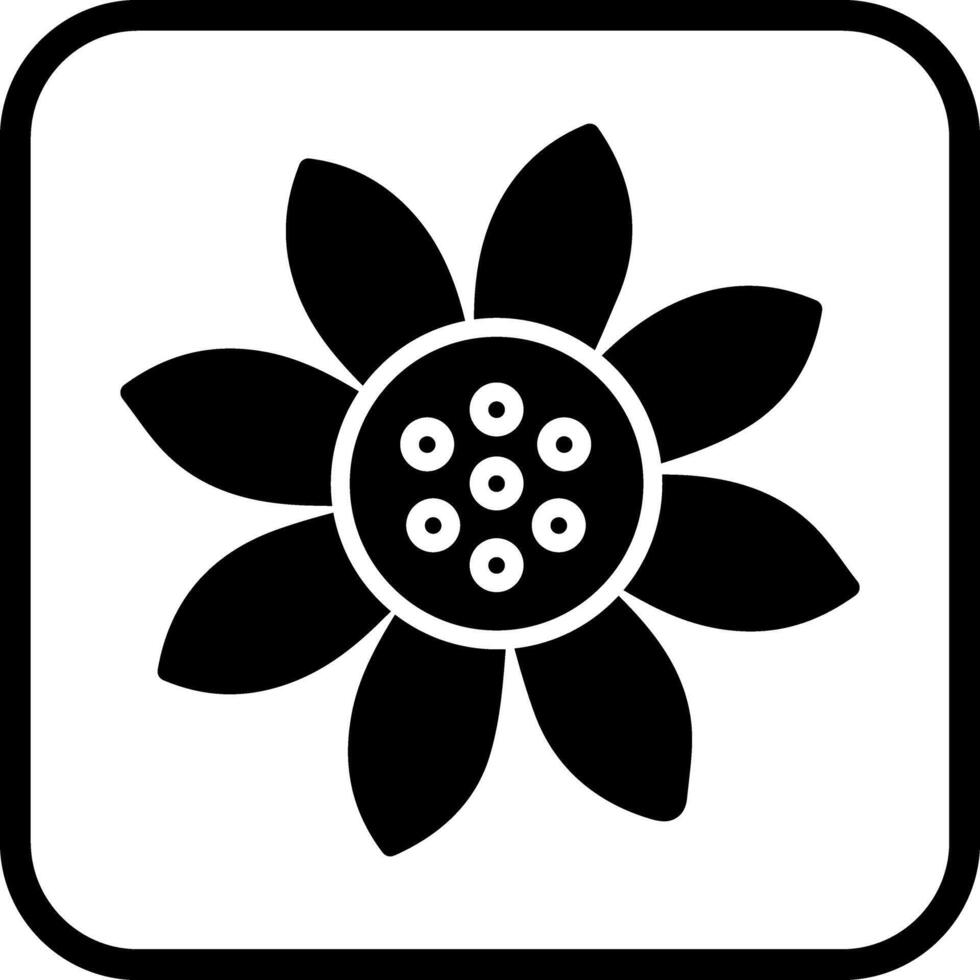 Sunflower Symbol Icon Design vector