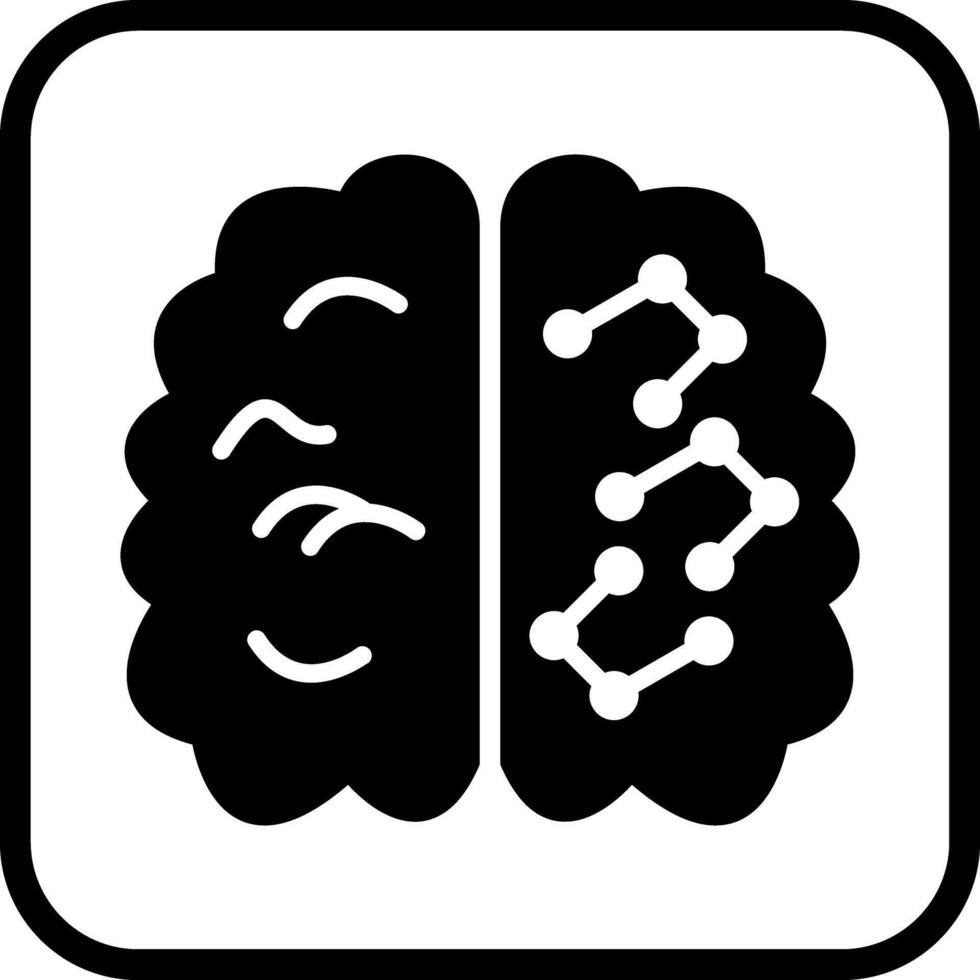 Machine Learning Icon Design vector