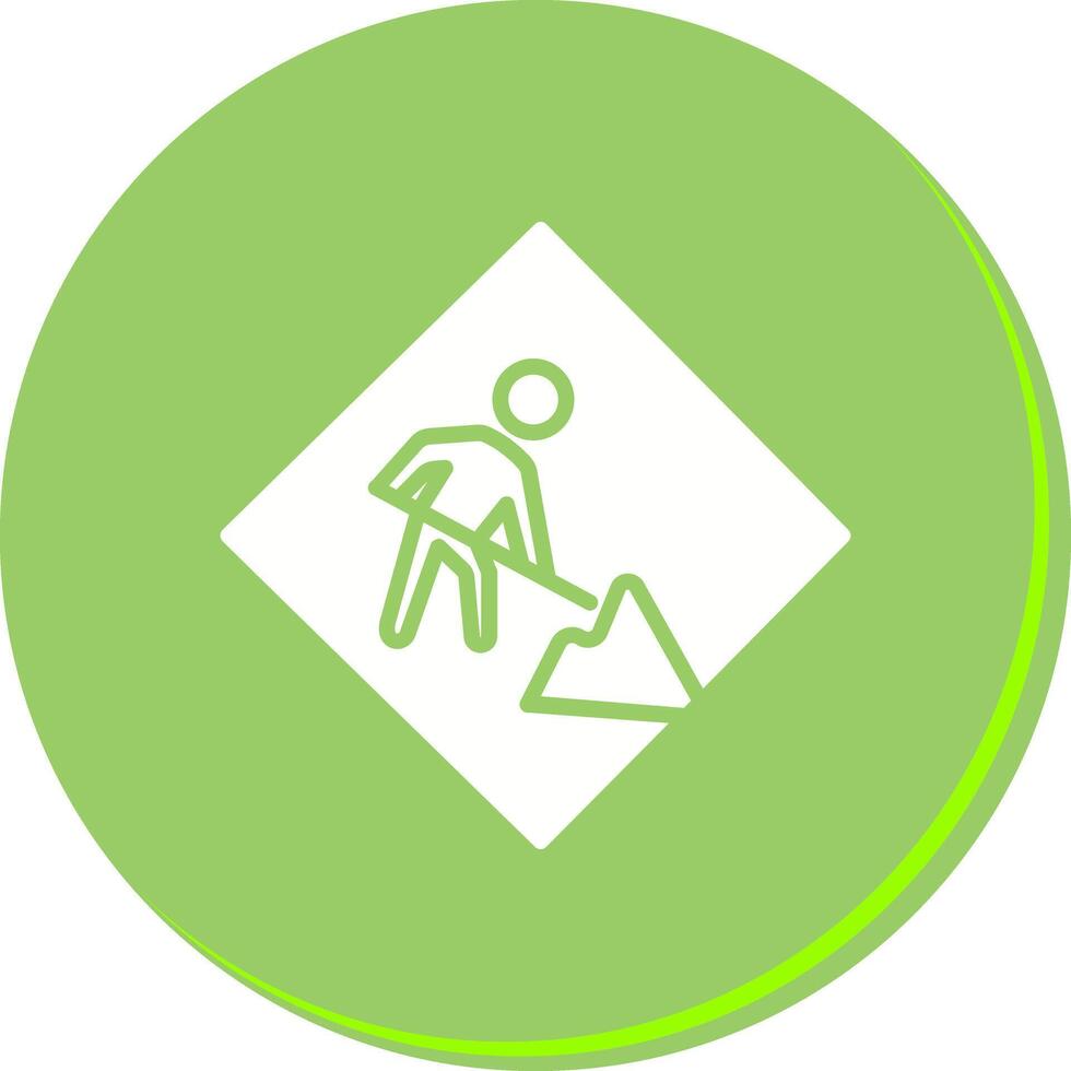 Construction Sign Icon Design vector