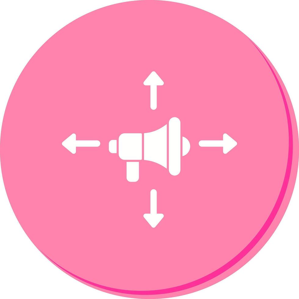 Ad Campaign Icon Design vector