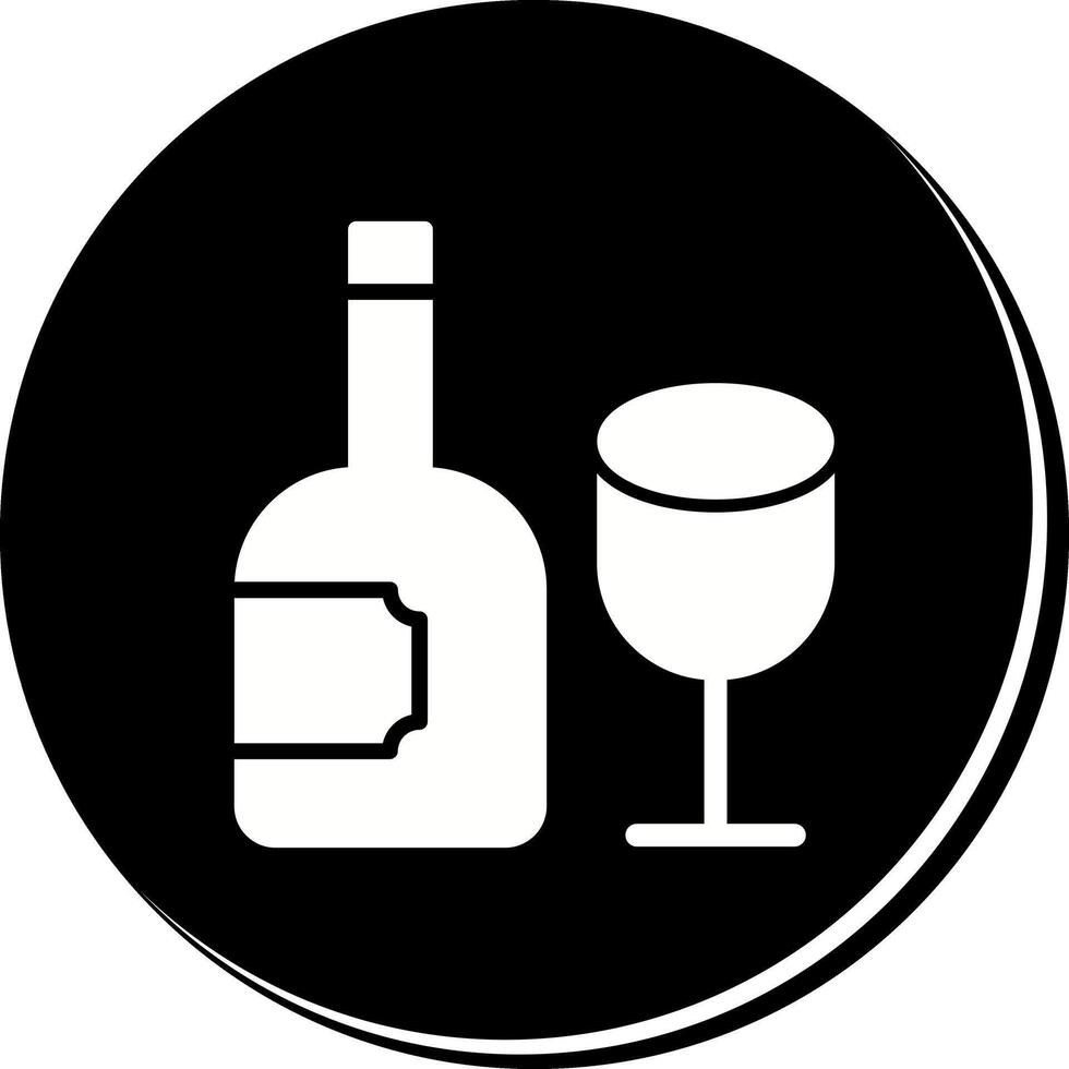 Wine Glass Icon Design vector