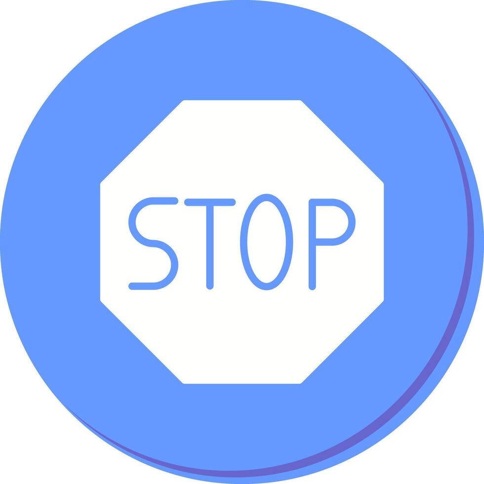 Stop Sign Icon Design vector