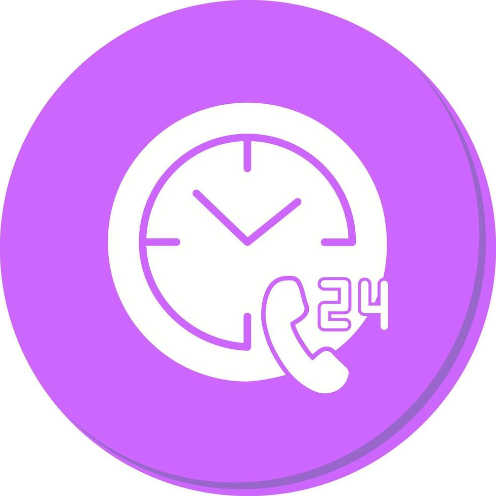 Phone Assistance Icon Design vector