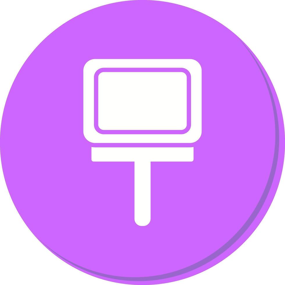 Billboard Icon Design vector