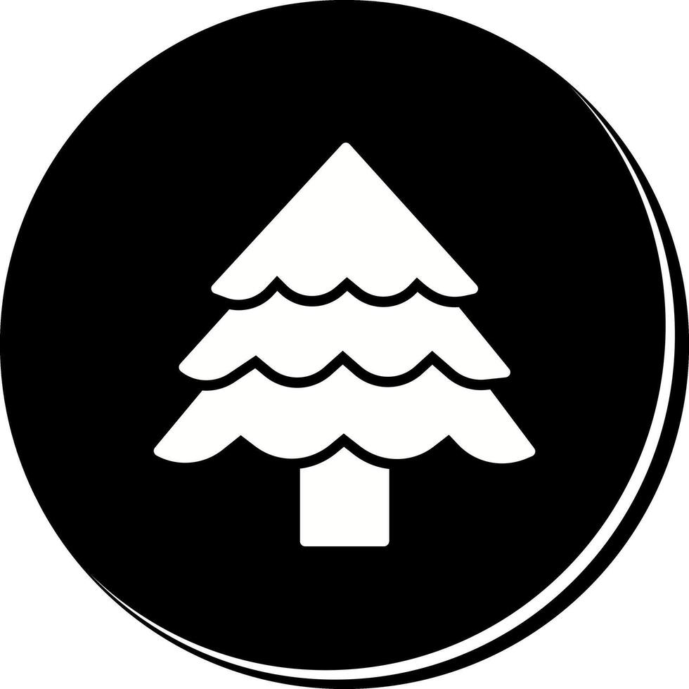 Christmas Tree Icon Design vector